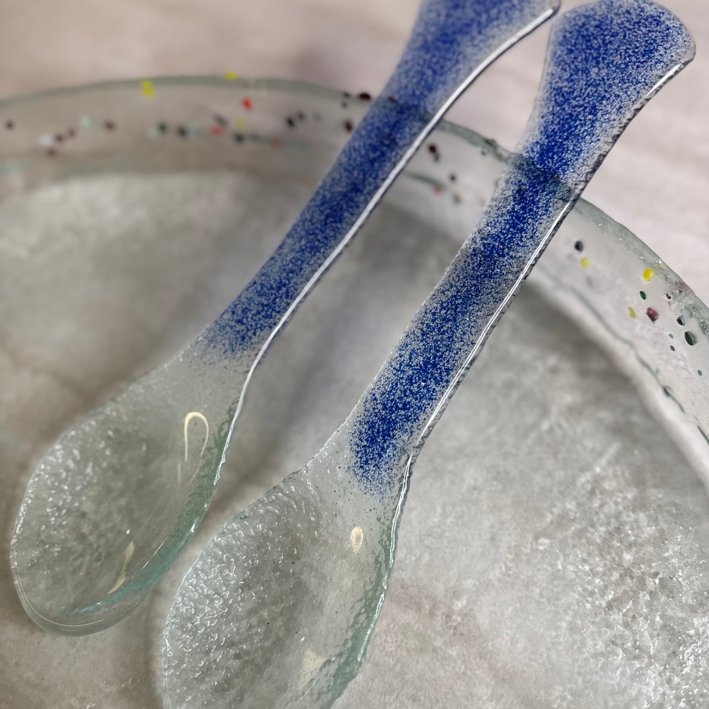 Glass Serving Spoons