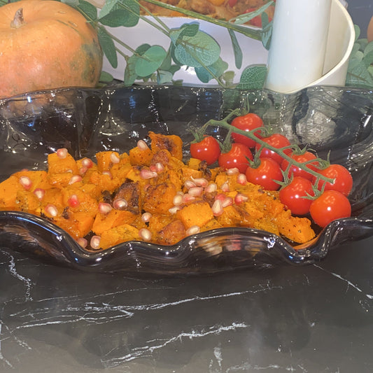 Murano Glass Oval Serving Bowl