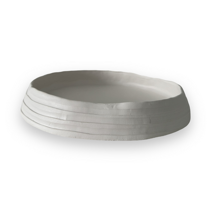 Ceramic Serving Flat Bowl
