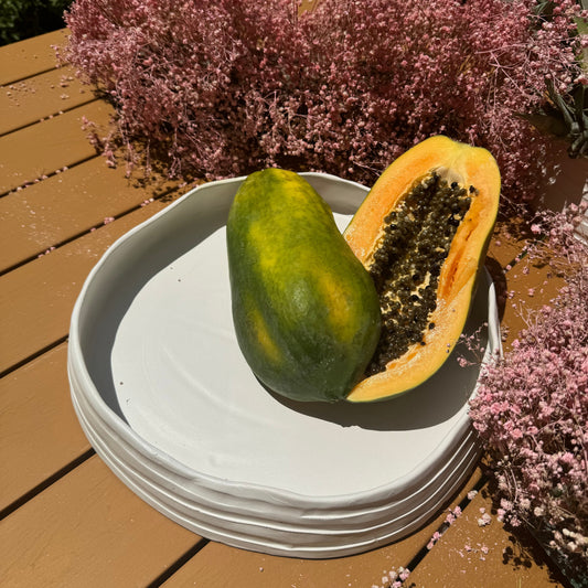 Ceramic Serving Flat Bowl