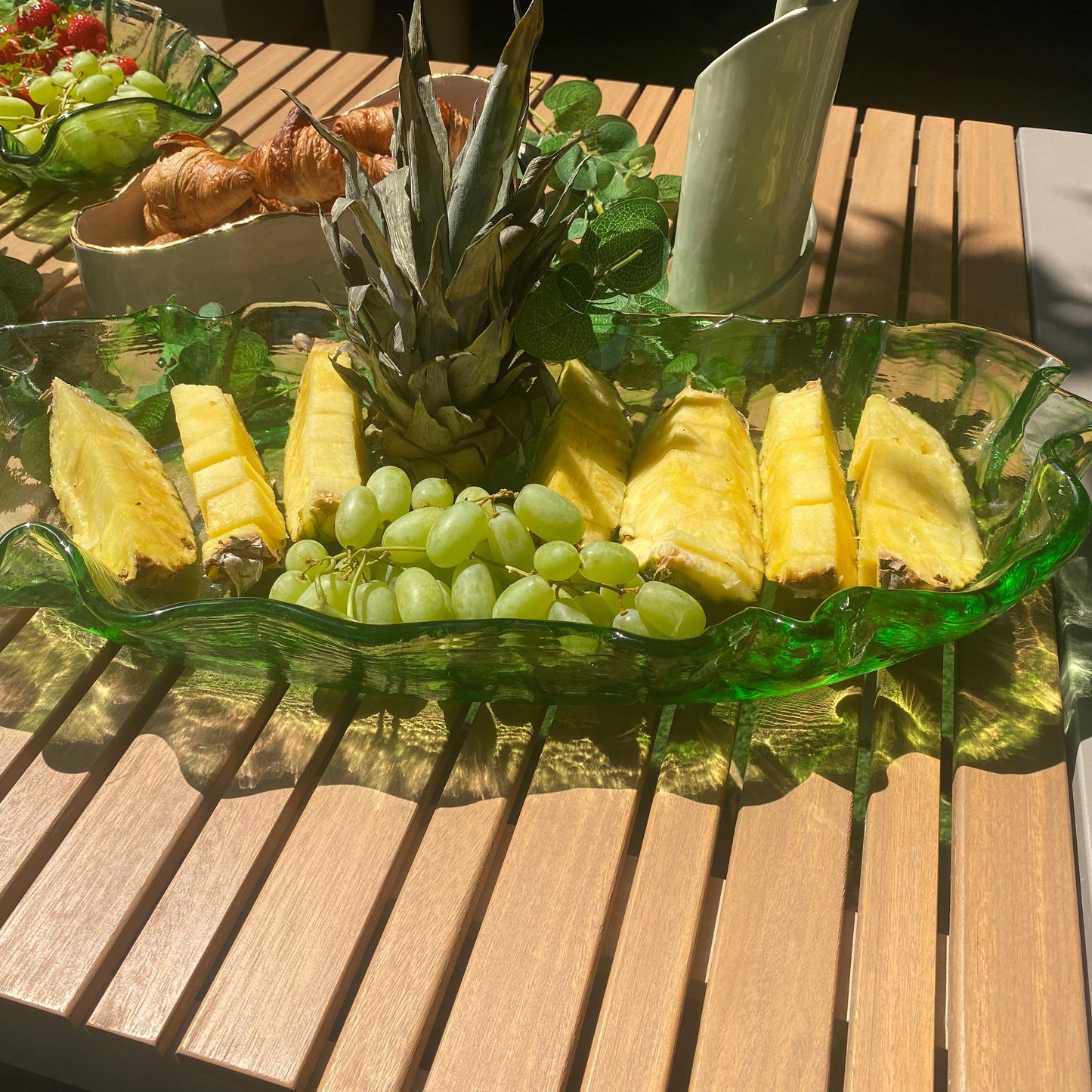 Murano Glass Oval Serving Bowl