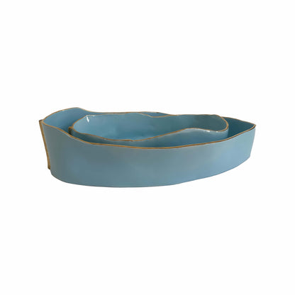 Ceramic Oval Serving Bowl
