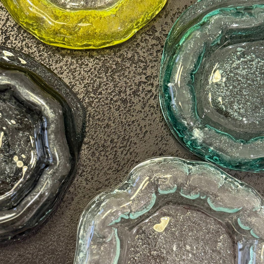 Glass ashtrays