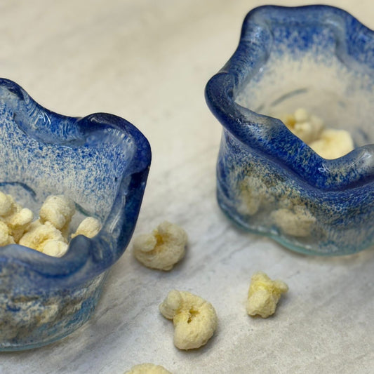 Shaded Glass Snack Bowls