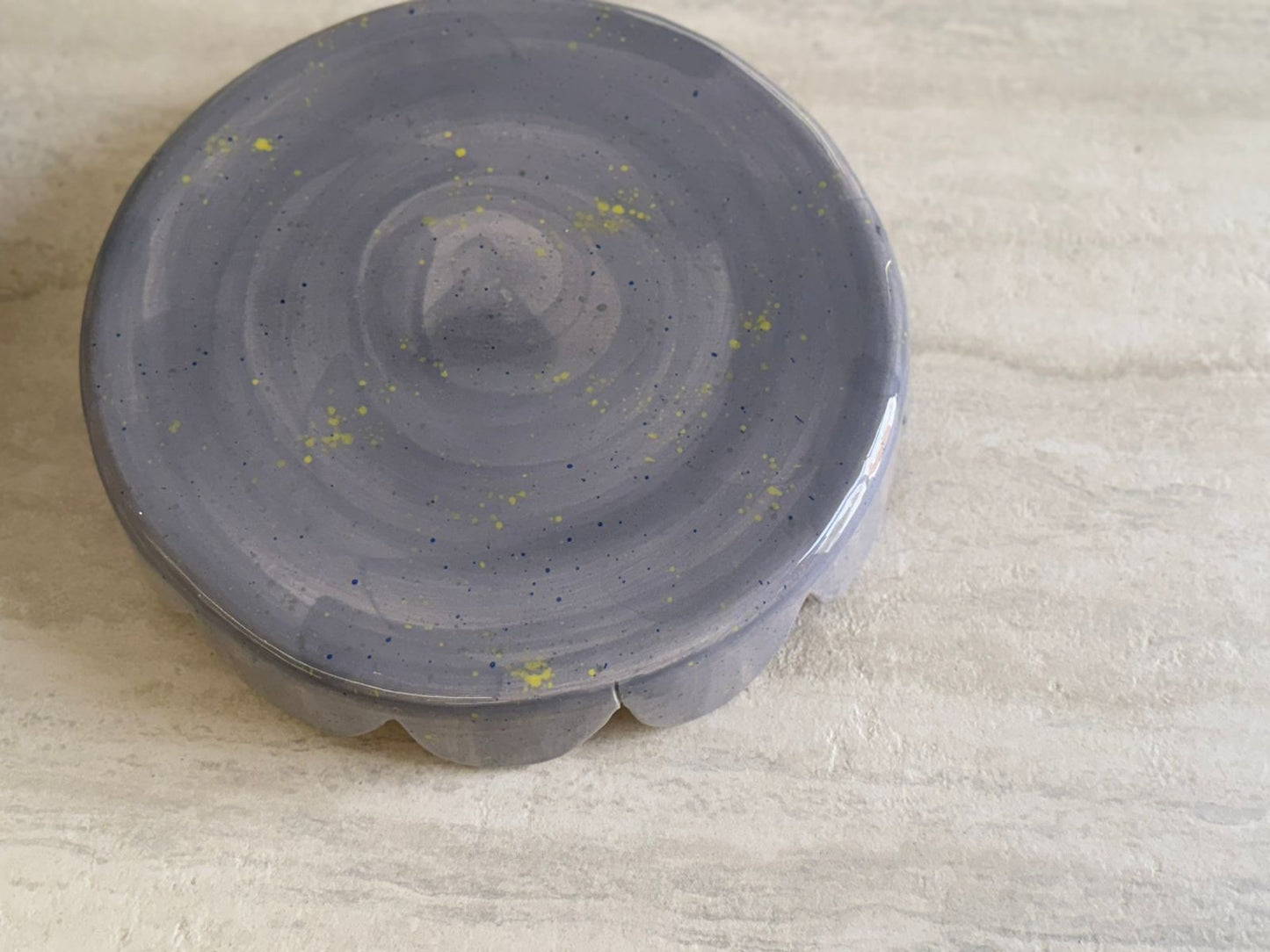 Ceramic Upside Down Cake stand
