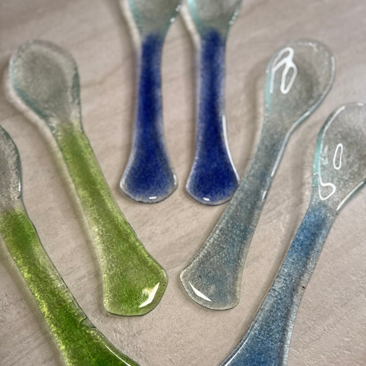 Glass Serving Spoons
